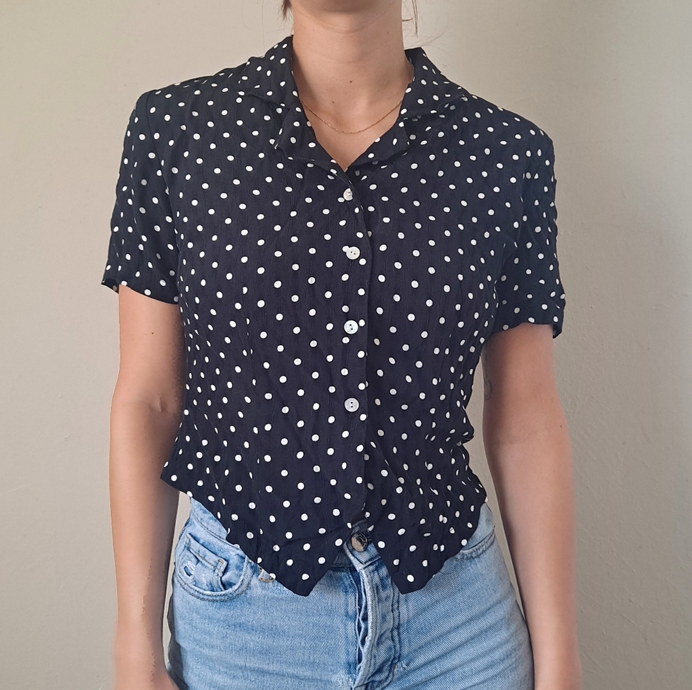 Cute polka dot blouse